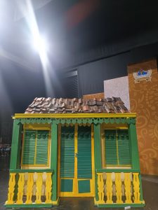rumah adat betawi dari styrofoam