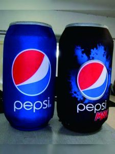 balon replika produk pepsi